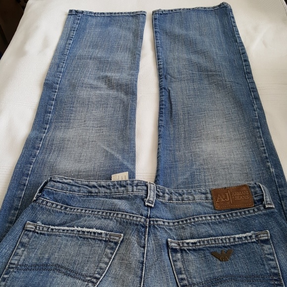 ARMANI JEAN MADE IN ITALY STONE WASHED JEAN - Picture 6 of 8